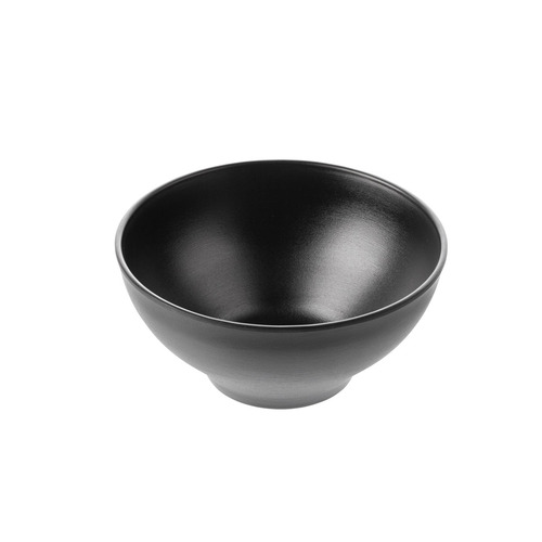 CouCou Dual Colour Round Narrow Deep Bowl 15cm, Black