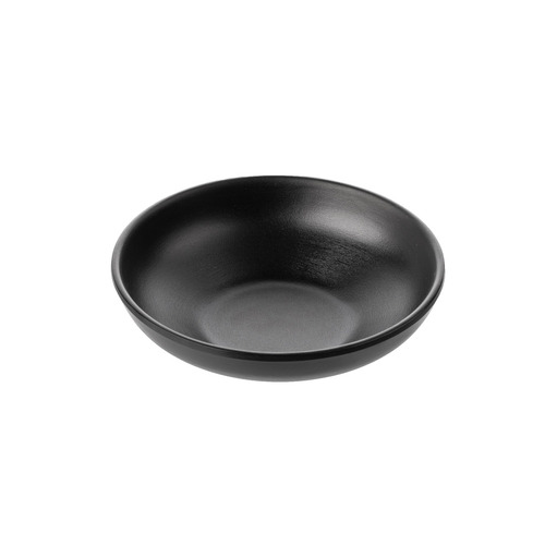 CouCou Dual Colour Round Shallow Bowl 15cm - Black & Black