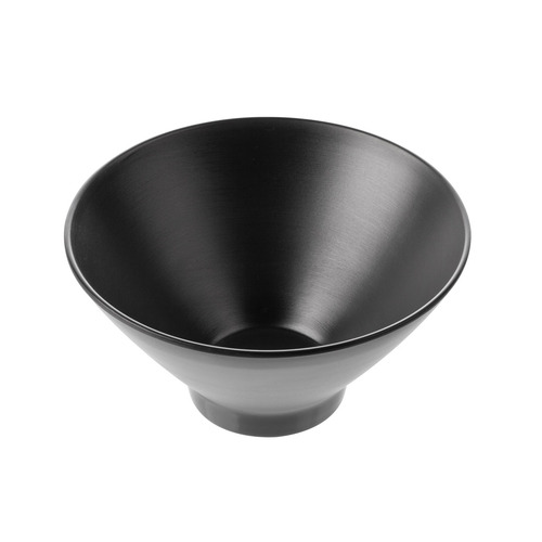 CouCou Dual Colour V-Shape Round Bowl 20.5cm - Black & Black