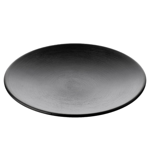 CouCou Dual Colour Round Plate 20.5cm - Black & Black