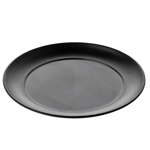 CouCou Dual Colour Round Plate 21cm - Black & Black