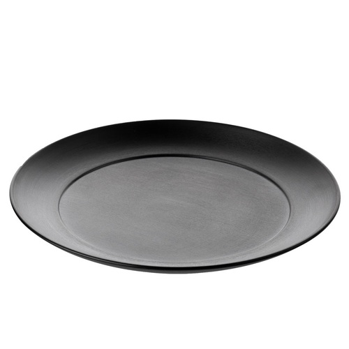 CouCou Dual Colour Round Plate 26cm - Black & Black