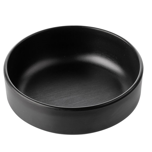 CouCou Dual Colour Round Sauce Dish 15.5cm - Black & Black