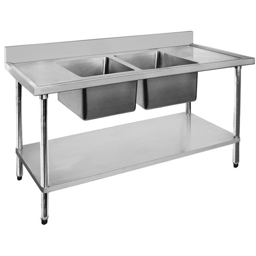 Modular Systems 1200-6-DSBC Double Sink Bench Centre 1200 x 600 x 900mm