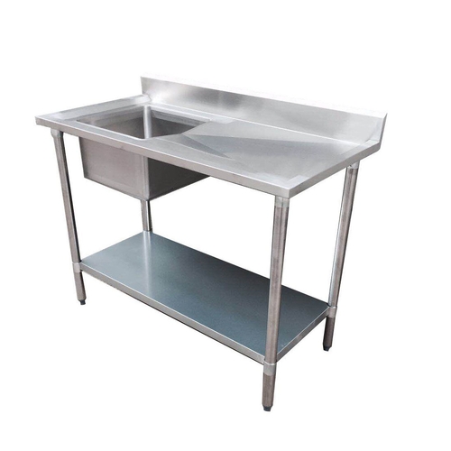 Modular Systems 1200-6-SSBL Single Sink Bench Left Handed 1200 x 600 x 900mm