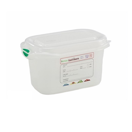 Air Tight Gastronox Container With Washable Labelling 1/9 1L