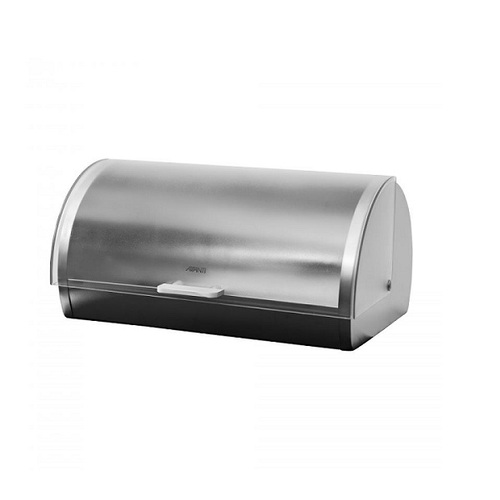 Avanti Stainless Steel Base With Frosted Roll Top Bread Bin 390x275x185mm