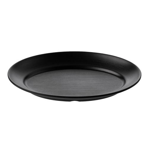 CouCou Dual Colour Oval Plate 31x22cm - Black & Black