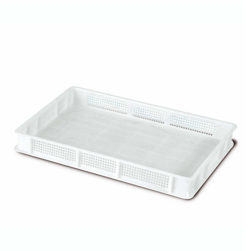 Giganplast Pizza Tray 600x400x70mm White Perforated