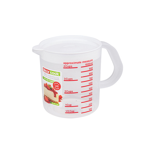 Decor Cook Measuring Jug with Lid 1lt
