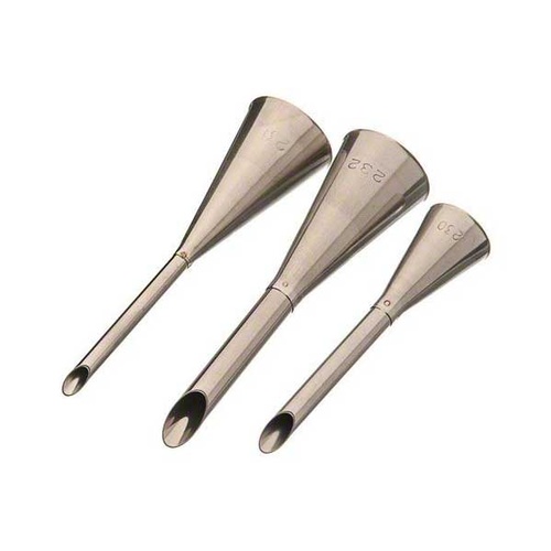 Pastry Filling Tubes - Stainless Steel(Pack of 3)