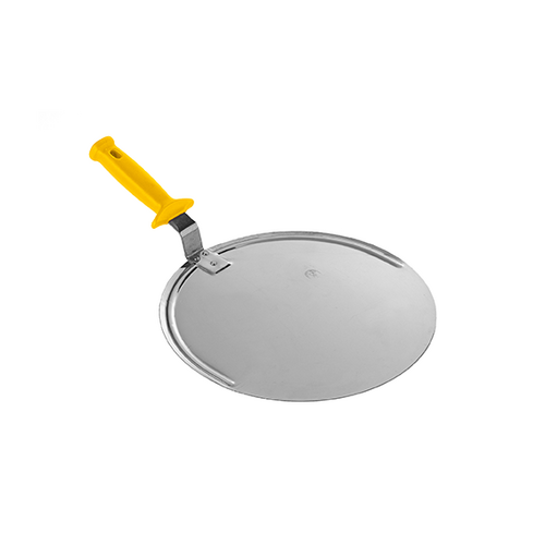 Lilly Stainless Steel Pizza Tray With Raised Handle Cacciapizza - 36cm