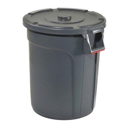 Trust Commercial Thor Round Bin 75lt - Grey