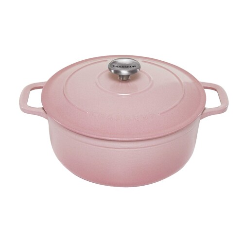Chasseur Round French Oven Cherry Blossom Pink 240mm /4 Litre