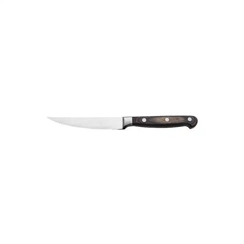 Cavalier Steak Knife - Point Tip 230mm Brown (Box of 12)