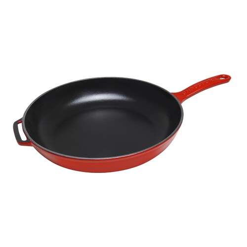 Chasseur Fry Pan With Cast Handle 280mm Federation Red