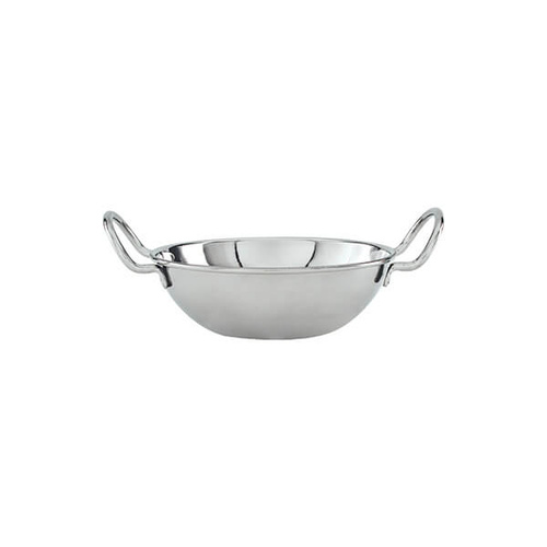 Mini Wok / Kadai Bowl 180mm - 18/8 Stainless Steel, Heavy Duty