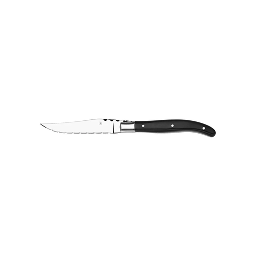 Tablekraft Paris Steak Knife Black Pakawood Pointed Tip - 242mm (Box of 12)