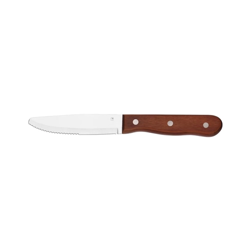Tablekraft Steak Knife Jumbo Pakkawood - Round Tip - 225mm (Box of 12)