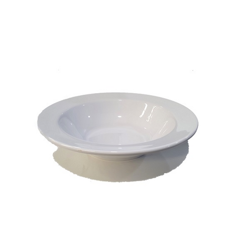Ektra Melamine Salad Bowl Round 32cm - White