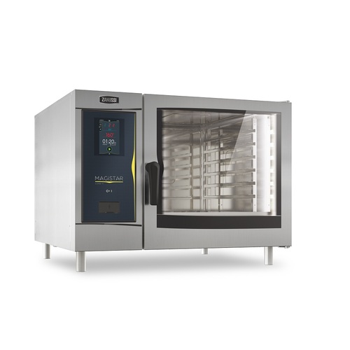 Zanussi 6 x GN 2/1 Electric Combi Touch Screen, Direct Injected Steam