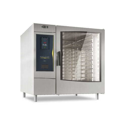 Zanussi 10 x GN 2/1 Electric Combi Touch Screen, Direct Injected Steam