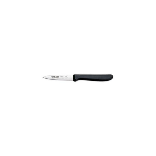 Arcos Paring Knife - Straight Blade, Black Handle 85mm 