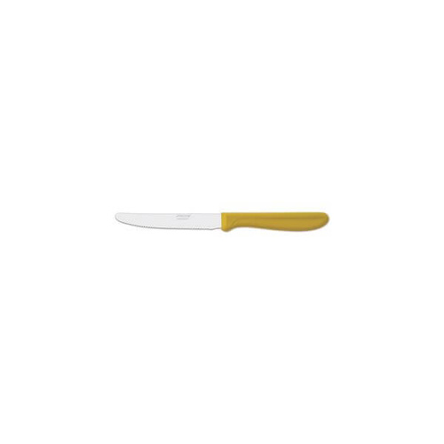Arcos Paring / Steak Knife - Serrated Blade, Yellow Handle 110mm 