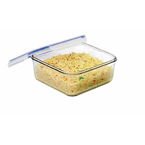 Glasslock Tempered Glass Square Food Container 2600ml