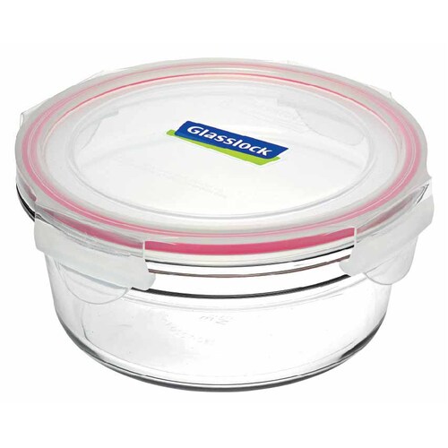 Glasslock Oven Safe Tempered Glass Round Container 450ml