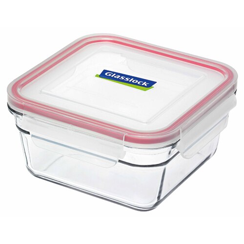 Glasslock Oven Safe Glass Square Food Container 400ml