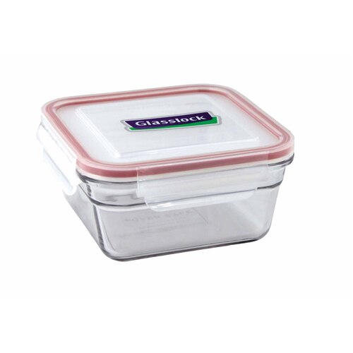 Glasslock Oven Safe Glass Square Food Container 900ml