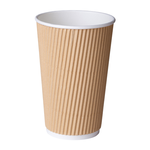 ComfyTouch Triple Wall Coffee Cup Kraft 475ml (Box of 500)