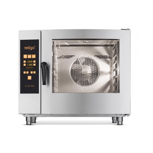 Retigo O611i Vision Orange - Electric Combi Oven 7 x 1/1 GN Tray