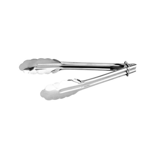 Utility Tong - With Clip 400mm - Stainless Steel (Box of 12)