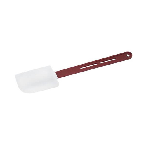 High Heat Flat Spatula / Bowl Scraper 400x110x70mm Silicon Head, Nylon Handle Resistant To 315°C 