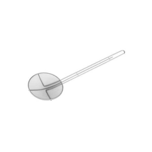 Round Mesh Skimmer 160x370mm Chrome Plated 