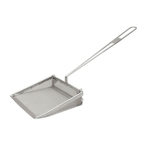 Chip Shovel - Extra Fine Mesh 200x200x460mm - Stainless Steel 