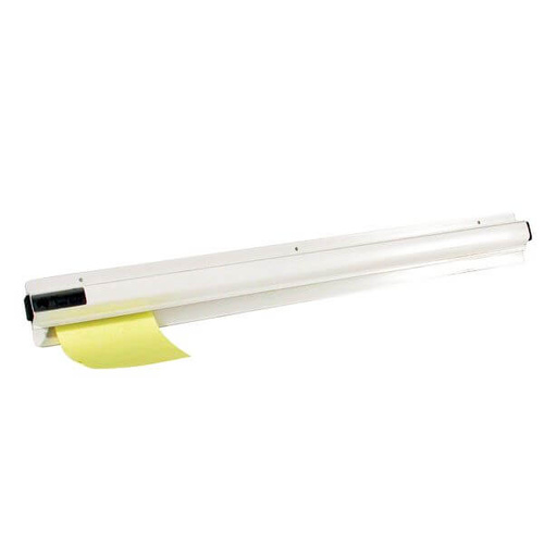 Docket Holder Complete With Screws & Adhesive Backing 2000mm White PVC 