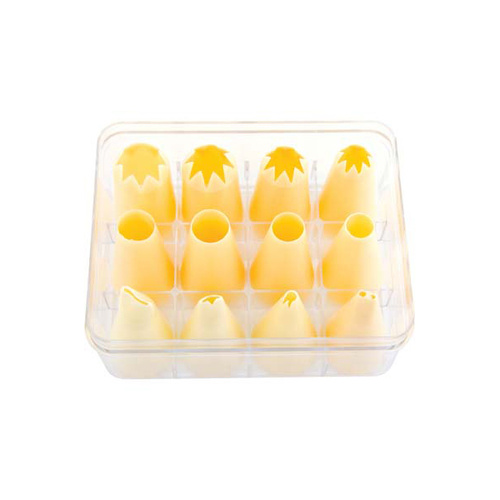 Thermohauser 12 Piece Large Piping Set 12 (4 Star, 4 Hole, 4 Garnish)
