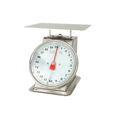 Kitchen Scale - With Platform 20Kg - 18/8 Stainless Steel Body