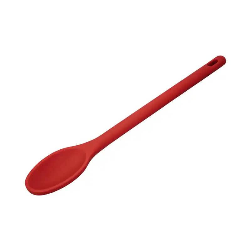 Chef Inox Heat Resistant Nylon Mixing Spoon 410mm Red