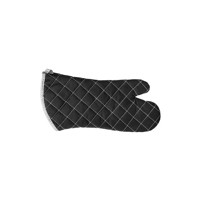 Chef Inox Flame Retardant Oven Mitt 430mm Black