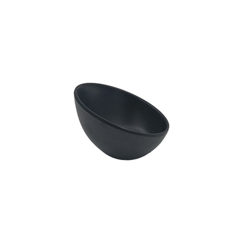 Coucou Melamine Slant Bowl 13cm - Black 