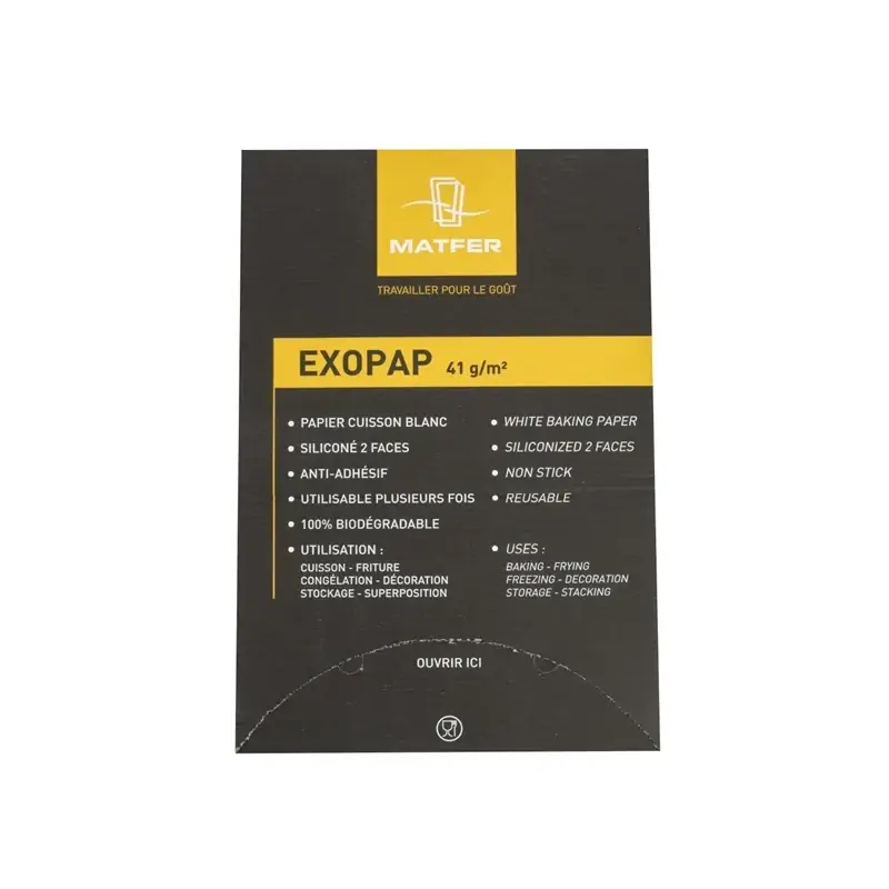 Matfer Bourgeat Exopap Baking Paper 600x400mm (500 Sheets)