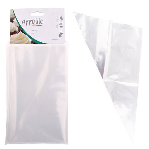 Appetito Disposable Piping Bags 38cm - Pack of 6