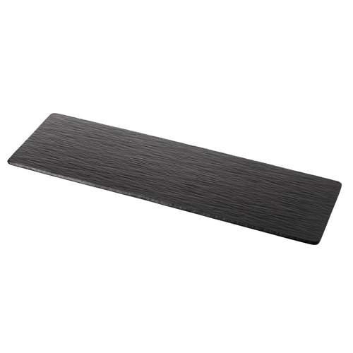 Coucou Melamine Platter Rustic 52x15.5x1cm - Black