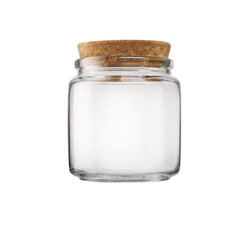 Bormioli Rocco Giara Jar with Cork Lid 110X126mm, 0.75Lt (Box of 12)
