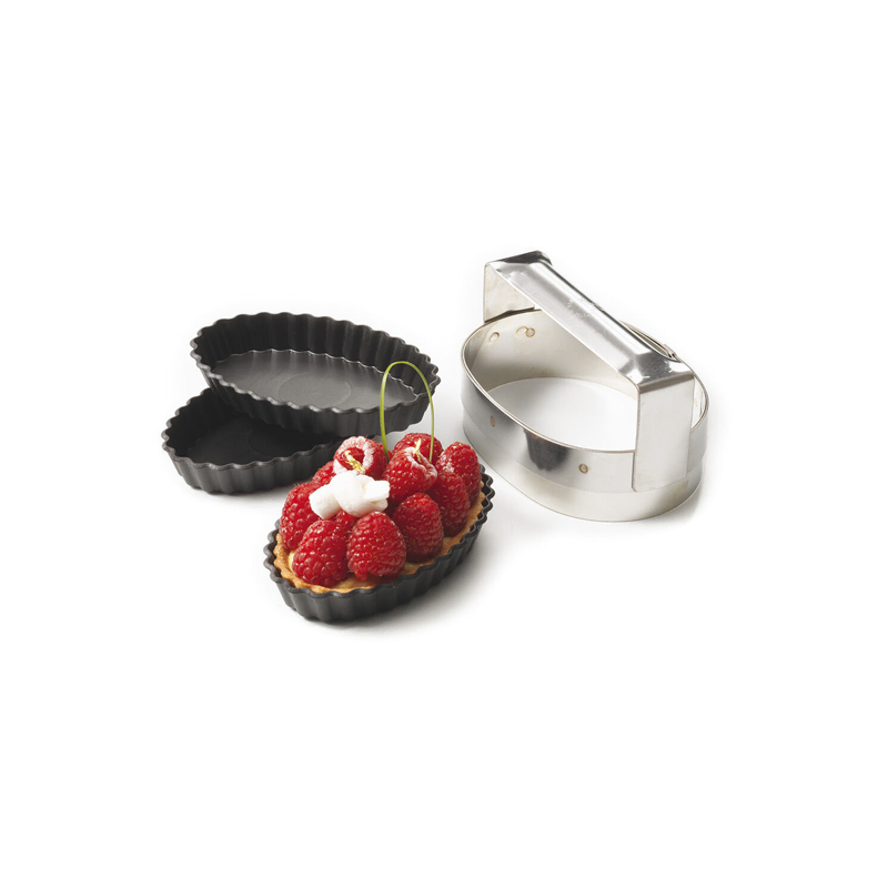 Matfer Bourgeat Exoglass Tart Oblong 117x70x18mm