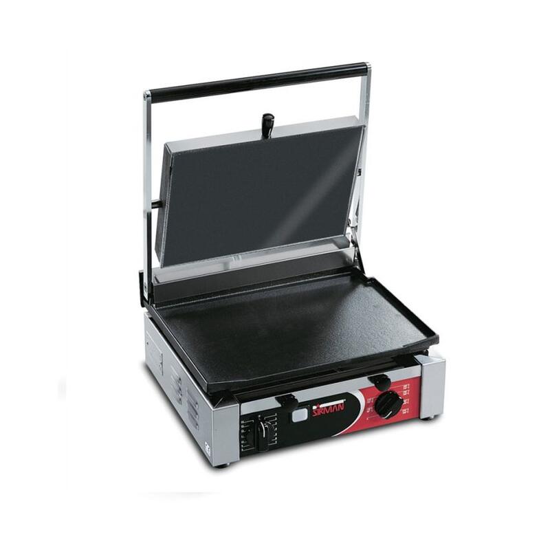 Sirman Cort 34A2401102SI L-L Panini Grill with Timer (Smooth Top / Smooth Bottom)